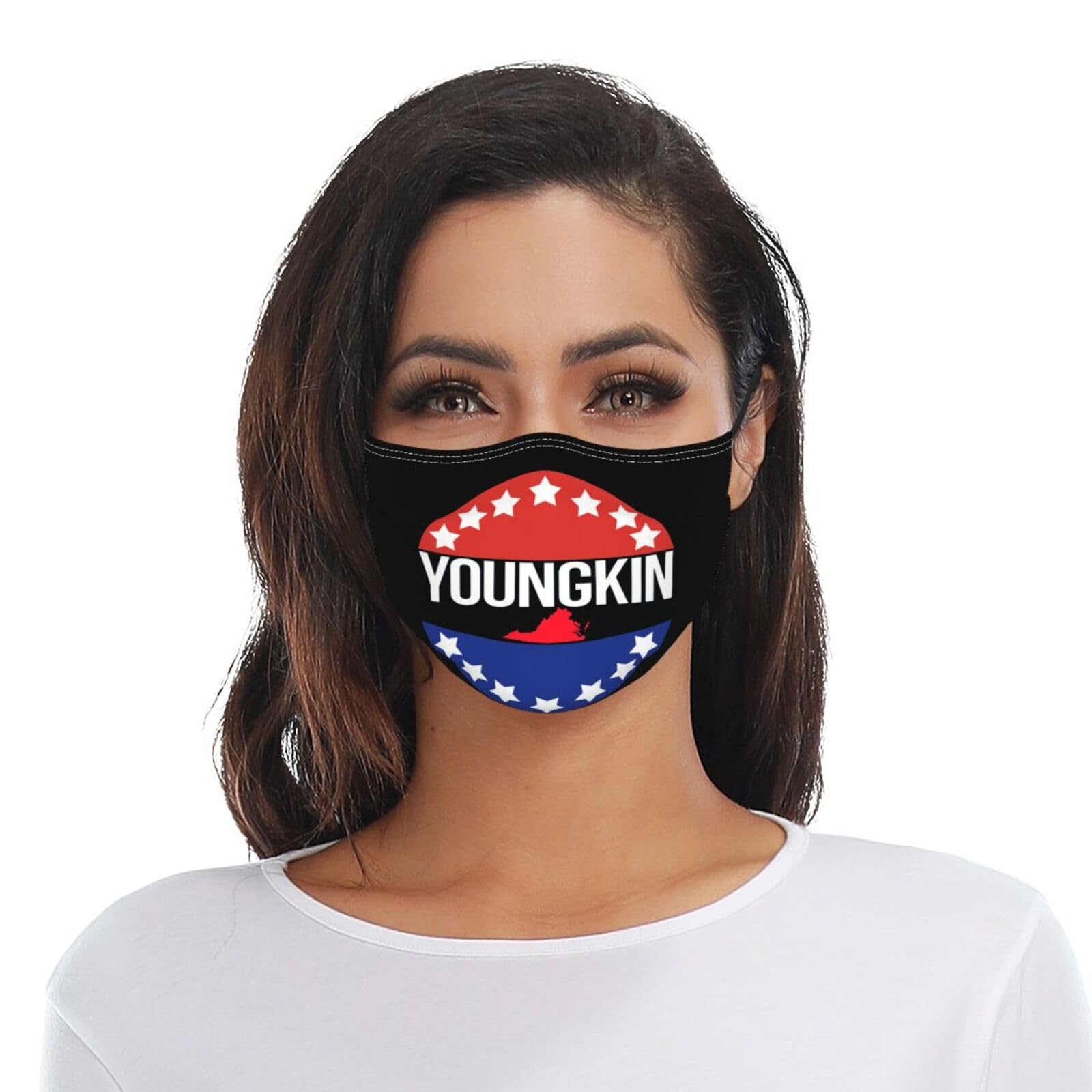 Glenn Youngkin for Governor Adult Dust Mask Adjustable Dust Face with 2 Filter8161