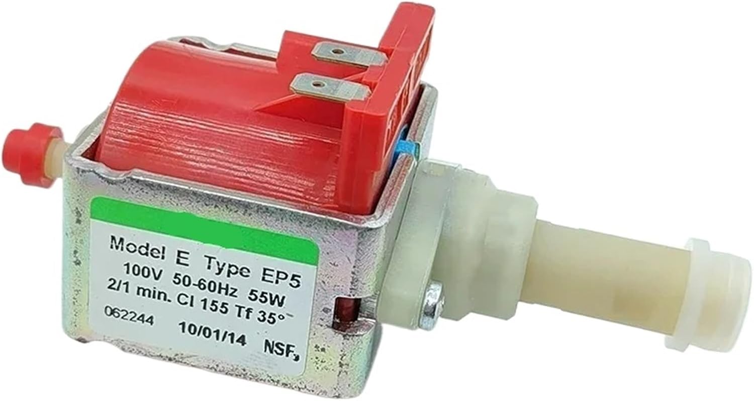 EP4/EP5 AC 100V 55W Electromagnetic Water Pump Coffee Drink Machine Self-priming Pump High Temperature Pressure Flow(Model E Type EP5)