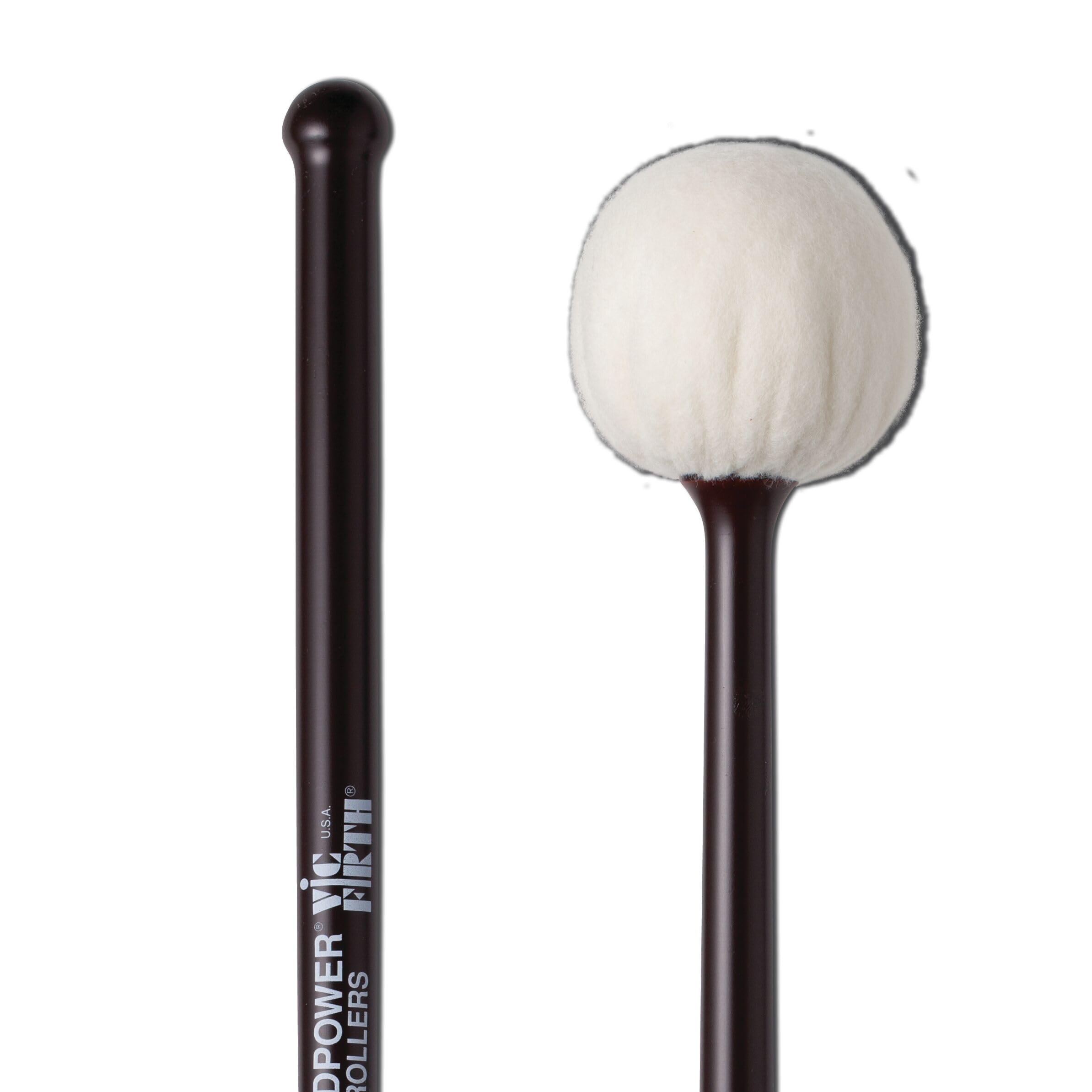 Vic FIrth - Soundpower® Bass Drum Beater BD7 - Rollers - Pair of Beaters