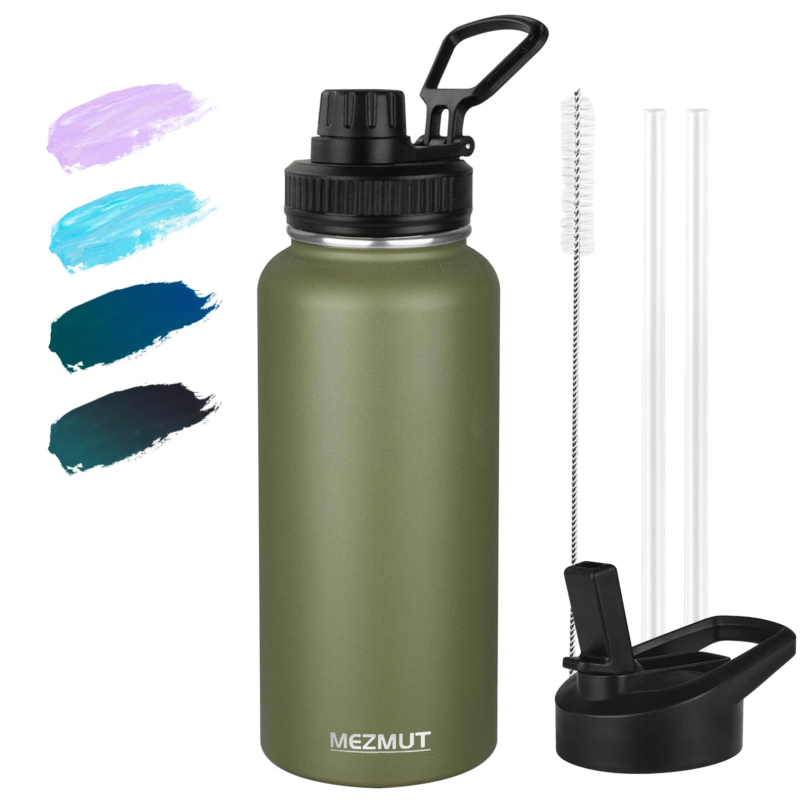 Amazon.com: MEZMUT Stainless Steel Water Bottles 32oz Insulated