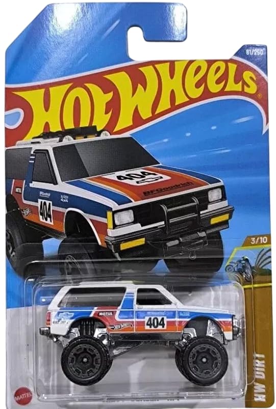 Image of Hot Wheels Chevy Blazer 4x4 HW Dirt Ages 3 and Up 81 /250 (White)