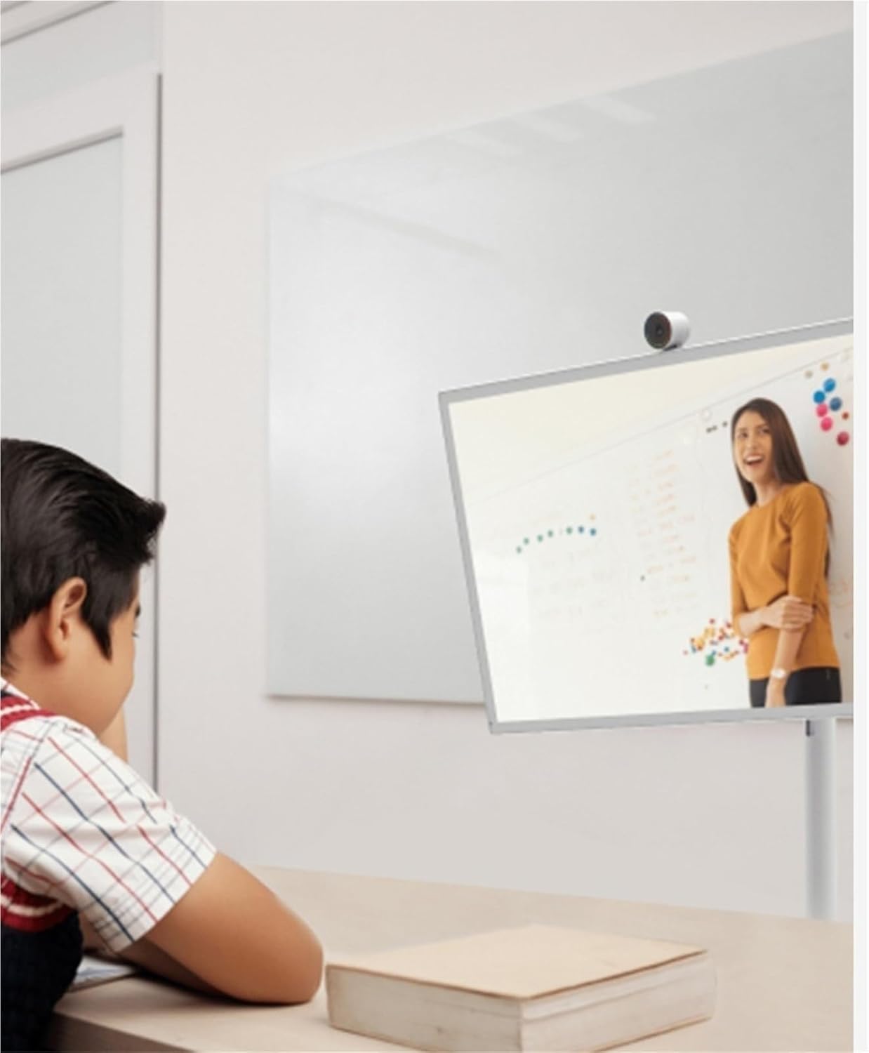 21.5" Swivel Touchscreen Portable Smart TV on Wheels with 8MP Camera, Full Rotation Stand for Home, Office, RV - 6+128GB Storage, Perfect for Streaming & Gaming