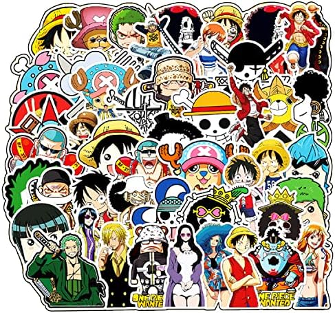 ABYstyle ONE Piece Sticker Sheets - Skulls Crew Luffy X5 Design 16x11cm 2 Sheets Vinyl Decals - View #10