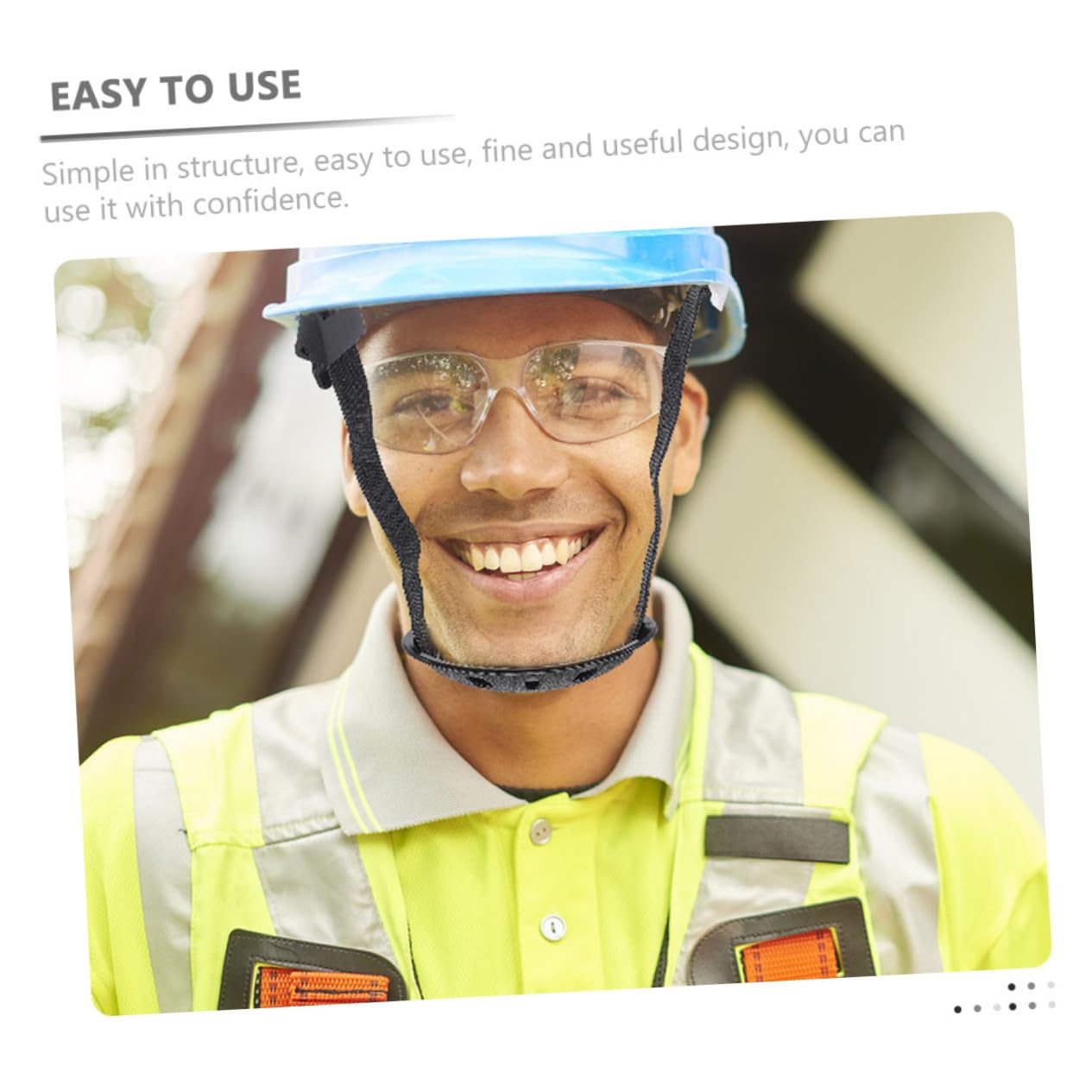 Tofficu Correa para La Barbilla del Casco Mentón Accesorios para Cascos Mandíbula Construcción Cubrir Ramillete Estupendo Correa De Casco Ajustable Tapa Poliéster