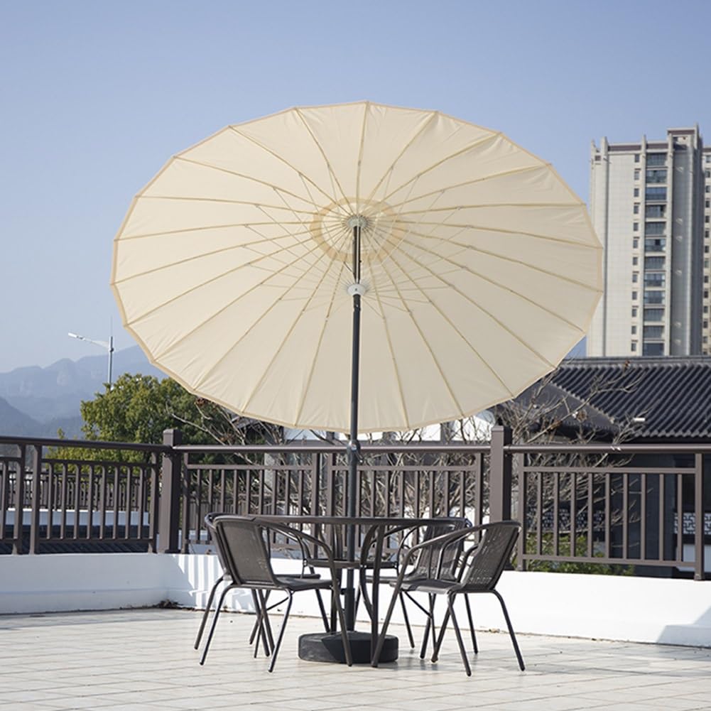 Parasol ogrodowy na zewnątrz, 9 m, parasol szanghajski, pochylony parasol przeciwsłoneczny, ochrona przed promieniowaniem UV na taras targ podwórko balkon