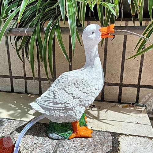 Eco-Friendly Animal Pond Fountain Spitter for Small Ponds & Koi Gardens - DIY Pump Water Feature Decor for Balcony, Courtyard & Home Office (Green)