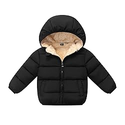 Toddler Baby Hooded Down Jacket Boys Girls Kids Thicken Warm Winter Coat Outerwear 1-4T