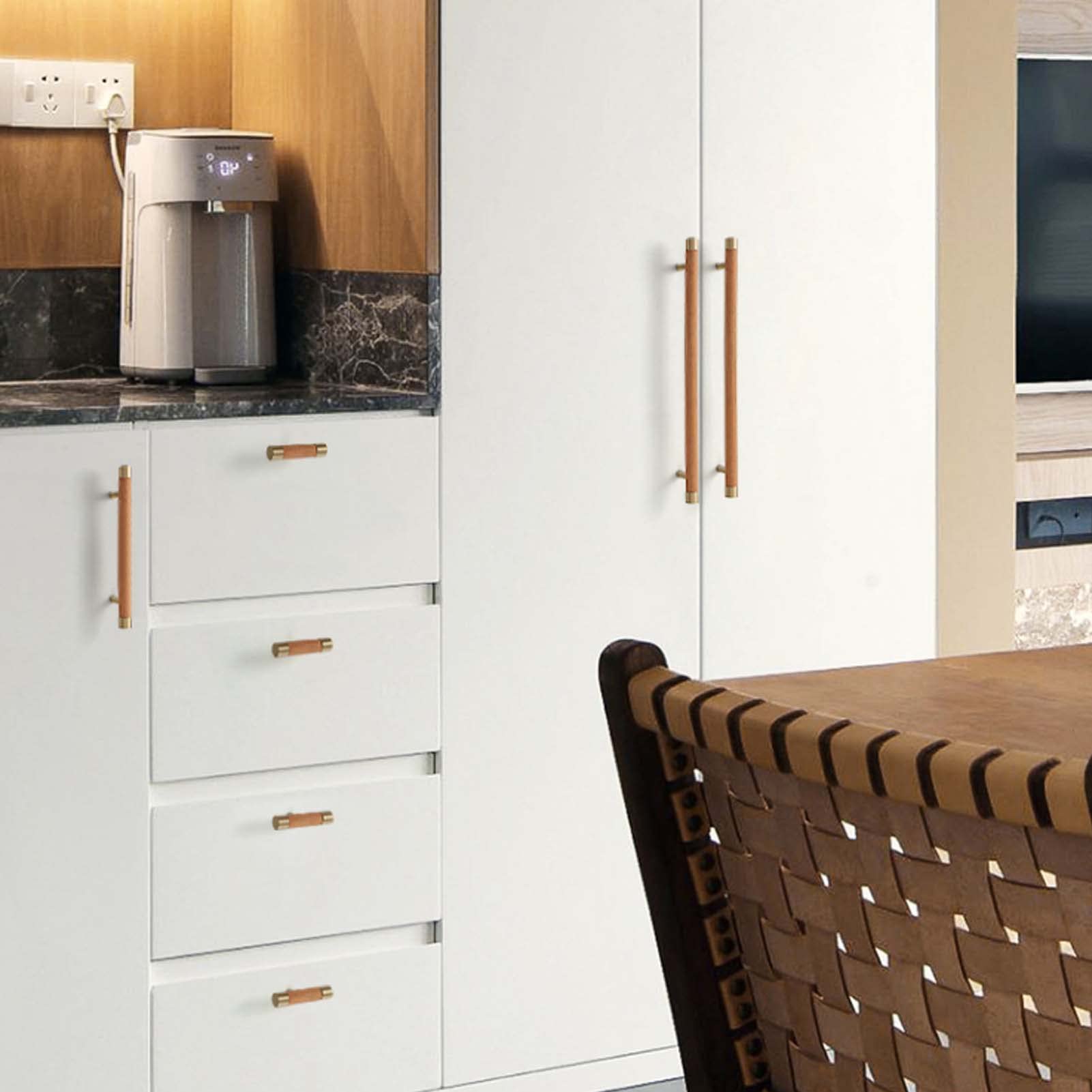 Bouton Rond En Bois Et Résine Transparente | Bouton D'armoire Artistique Et Quincaillerie Pour Meubles | Poignée De Porte D'armoire Rustique - France