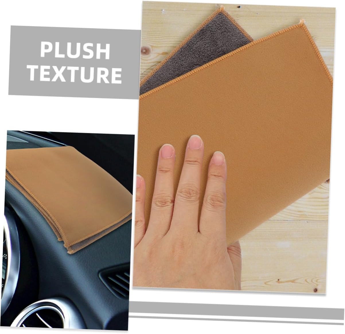 UPKOCH Microfiber Car Wash Towel 30x60cm Double-Sided Thick Absorbent Drying Cloth for Interior and Exterior Cleaning, Reusable Water Absorbent Car Cleaning Cloth