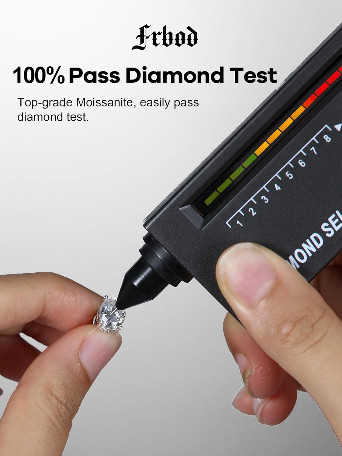 Women’s 2-4 Carat Moissanite Stud Earrings, D Color VVS1 Clarity Oval/Emerald/Pear/Round/Princess Cut Moissanite Earrings with Gold Plated, 925 Sterling Silver Solitaire Studs for Men - Image 3