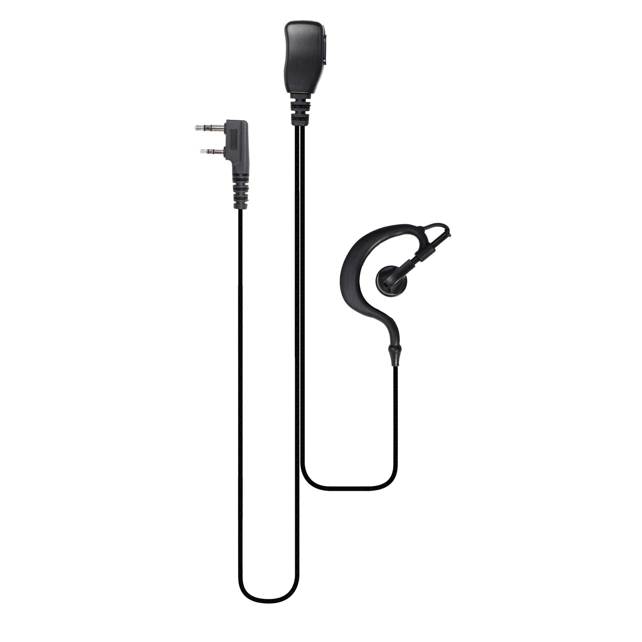 Casque G-Form pour Kenwood Portofoon. Oa. TK-3101, TK-3201, TK-3301, TK-3401D, TK-3501, TK-3701D, NX-220, NX-320 et Plus.