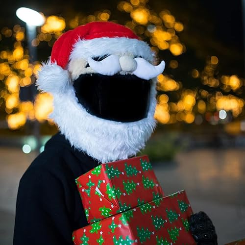 Vista 27 de Moto Loot Funda para casco de motocicleta, paseos divertidos y regalos Peluche enojado