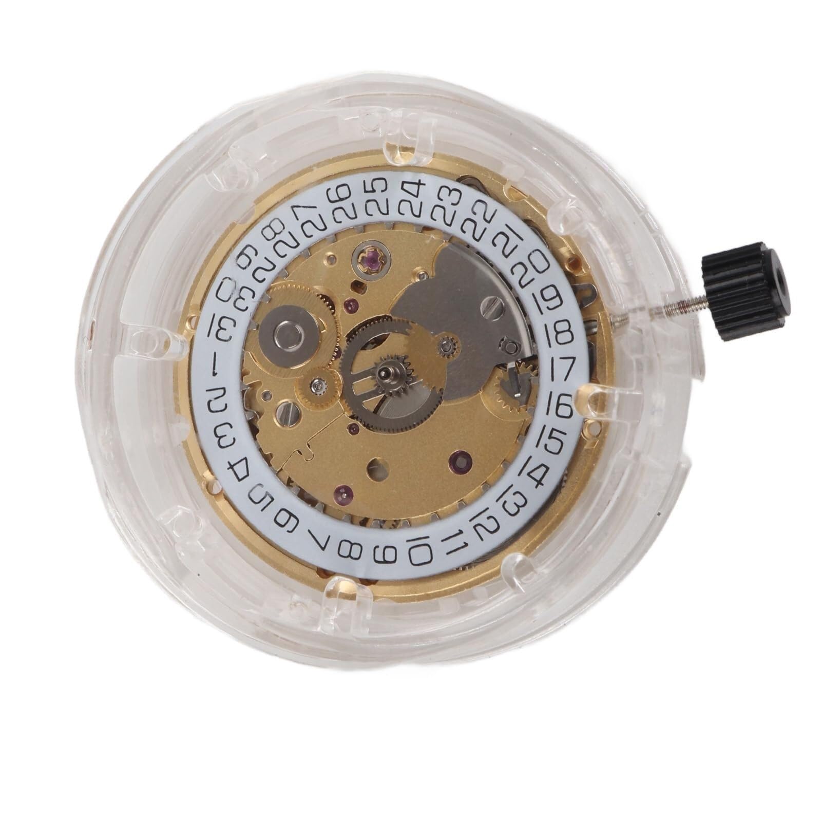 2824 ST2130 Pieza de Repuesto Movimiento Reloj mecánico automático para Relojes Pulsera, Metal Alta precisión con Juntas, Tornillos y Caja reparación Bricolaje