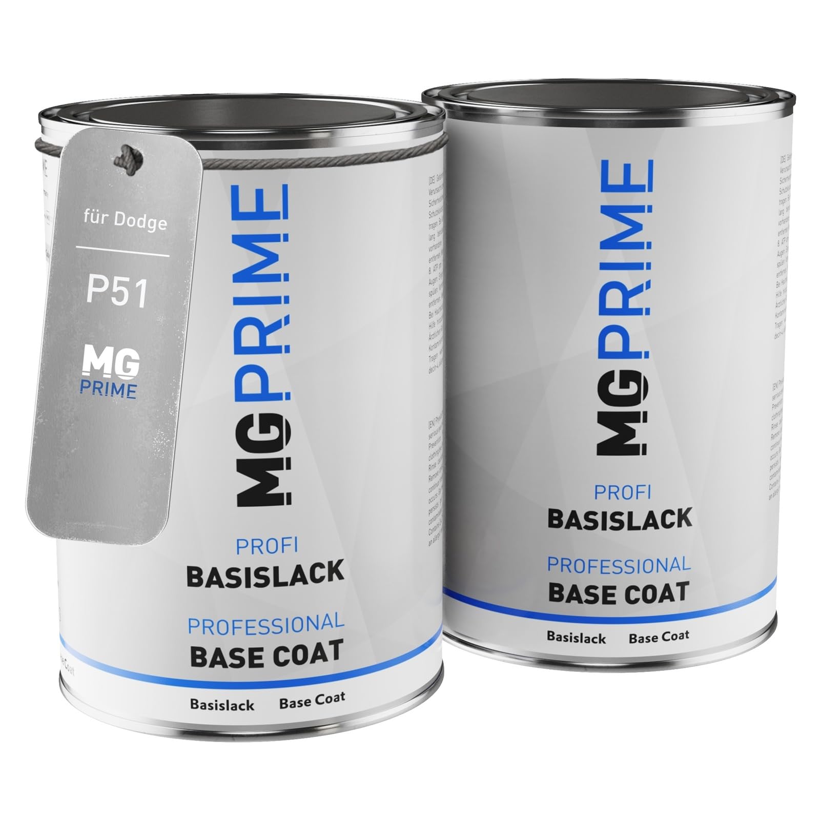 MG PRIME Car Paint Set can ready-to-spray for Dodge P51 Servpro Green under + base coat 2.0 litre 2000ml