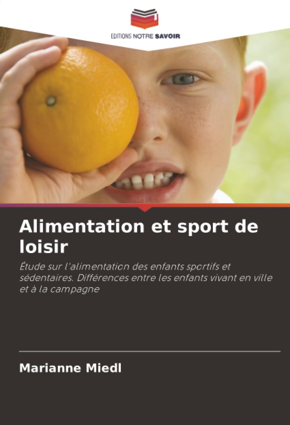 Alimentation et sport de loisir: Étude sur l'alimentation des enfants sportifs et sédentaires. Différences entre les enfants vivant en ville et à la campagne