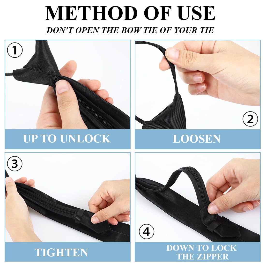 Corbata pre-atada de microfibra lisa y ajustable para niños, Ideal para ocasiones formales y escolares, Con hebilla de torre para mayor comodidad y estilo, 1pcs