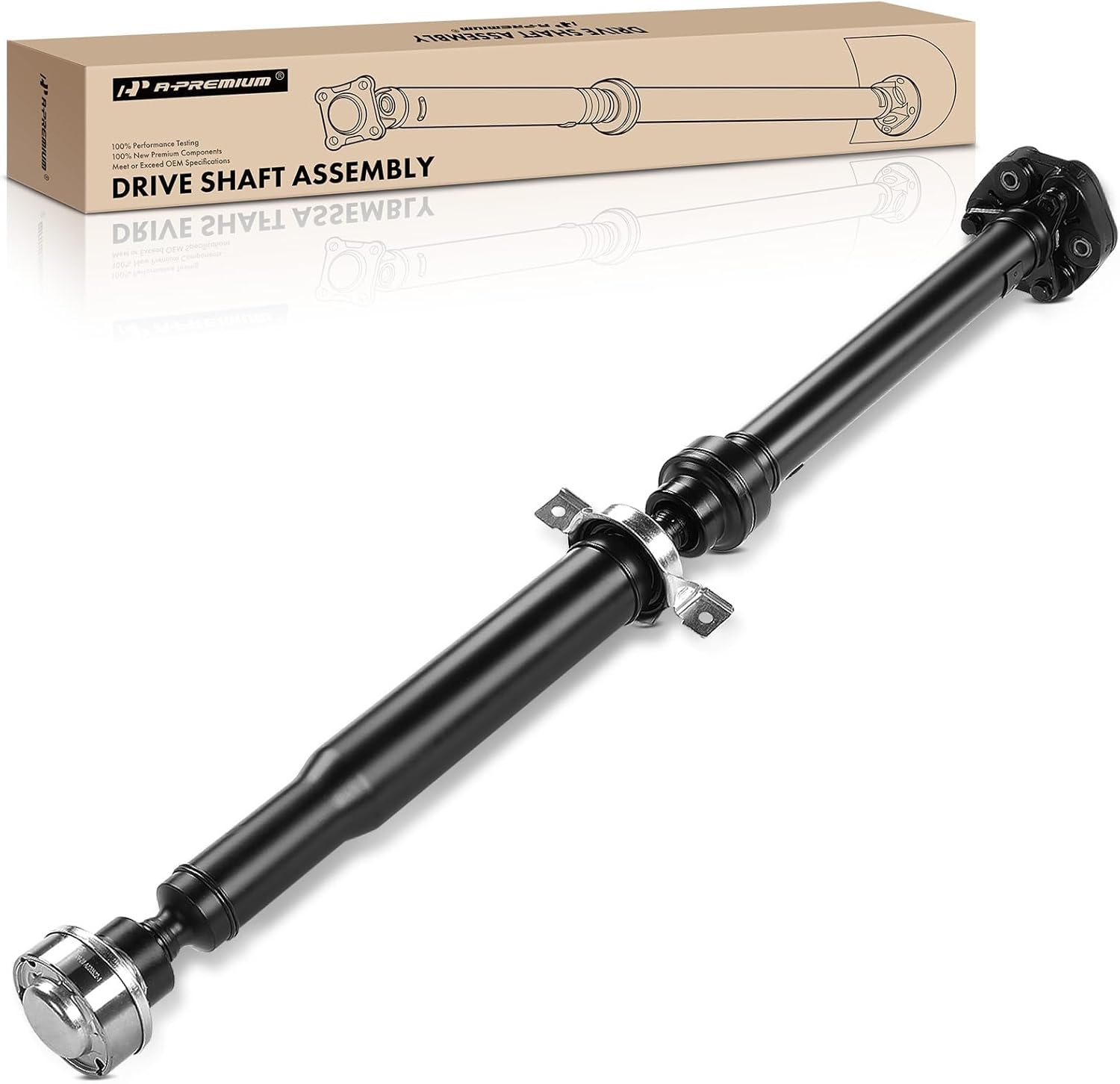 A-Premium Rear Complete Drive Shaft Prop Shaft Driveshaft Assembly Compatible with Jeep Grand Cherokee 2011 2012 V6 3.6L, AWD, 215 mm Rear Axle, Replace# 52853647AC, 52853647AF