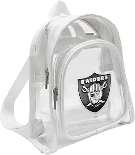 Littlearth NFL Clear Mini Backpack Las Vegas Raiders