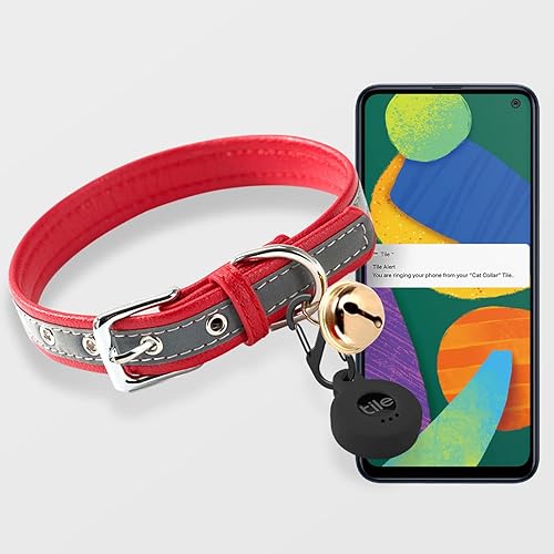 Miniatura 5 de Geiomoo Funda de silicona compatible con adhesivo para azulejos 2022, funda protectora con mosquetón (negro)