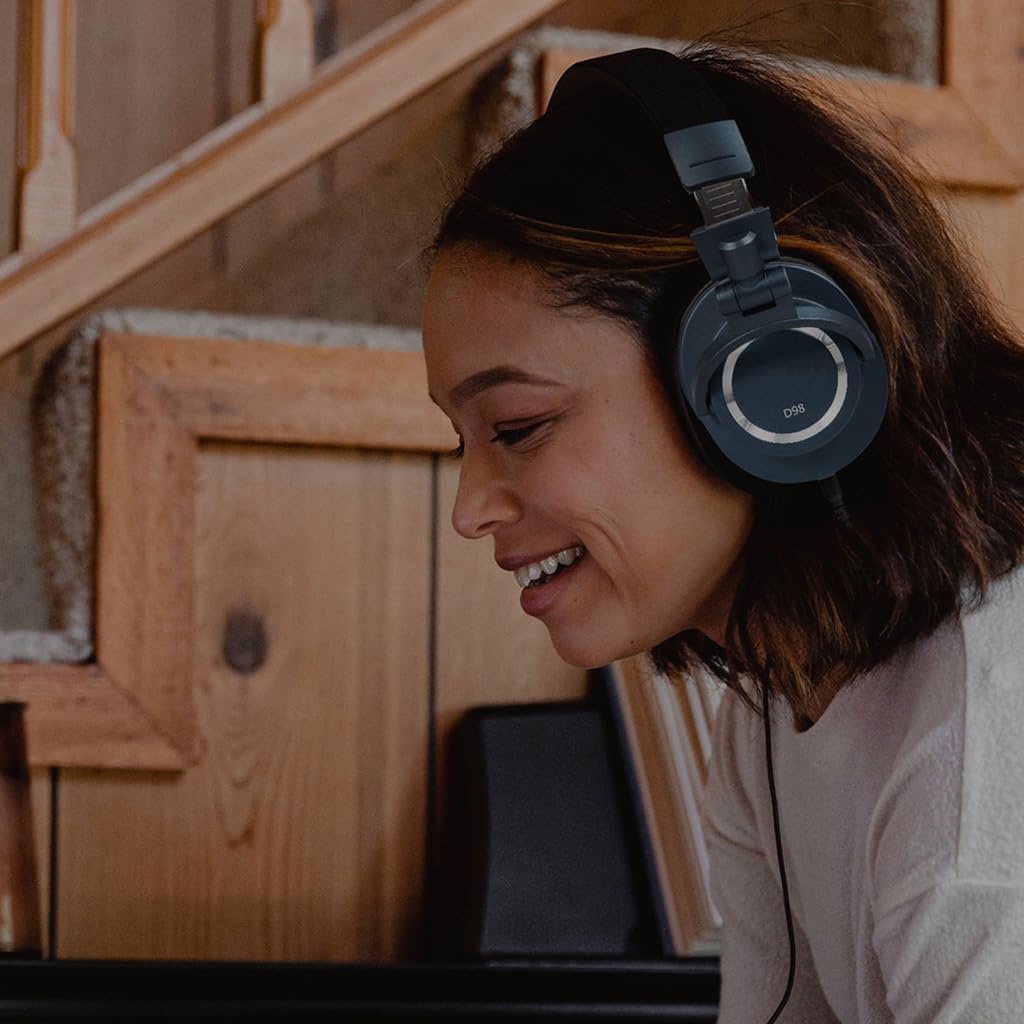l Cuffie DJ Over Ear Monitor Auricolari pieghevoli Cuffie bassi per la registrazione