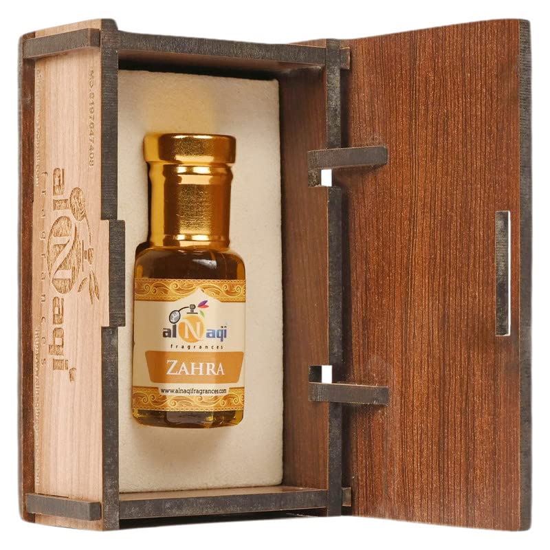Alnaqi Zahra Attar-6 ml | Alcohol Free| Pack Of 1 | Original & Long Lasting Fragrance | Most Wanted Arabian Aroma |Unisex |