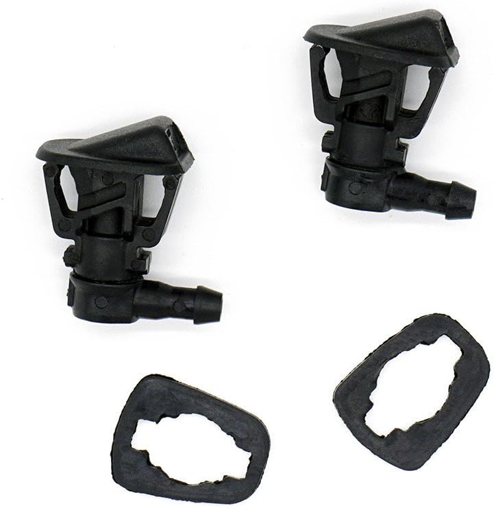 2 Windshield Washer Nozzle Kit fit for 2013 2014 2015 2016 2017 Jeep Wrangler, Replacement for 68164356AB