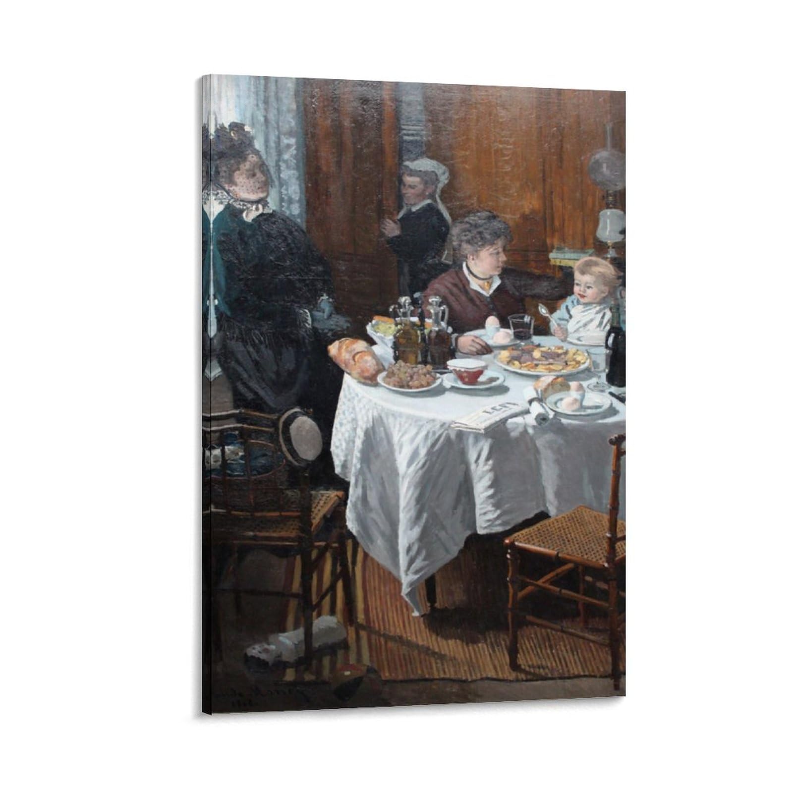 Amazon.co.jp: Claude Monetクロード・モネ《昼食》ポスター