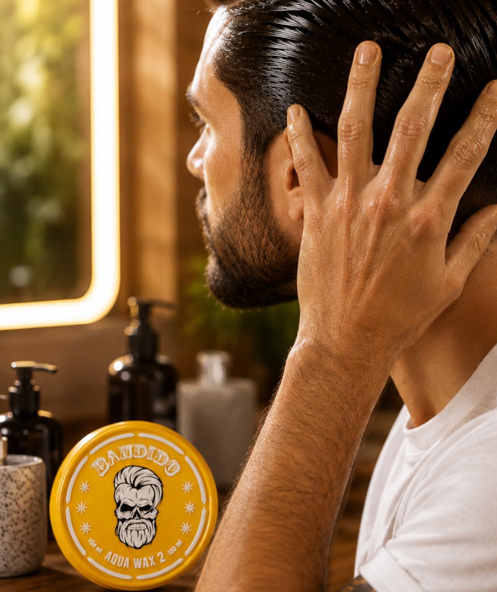 Bandido Aqua Hair Wax No.2 150ml - Hair Gel Wax - Gel para el cabello - cera en gel con aroma afrutado