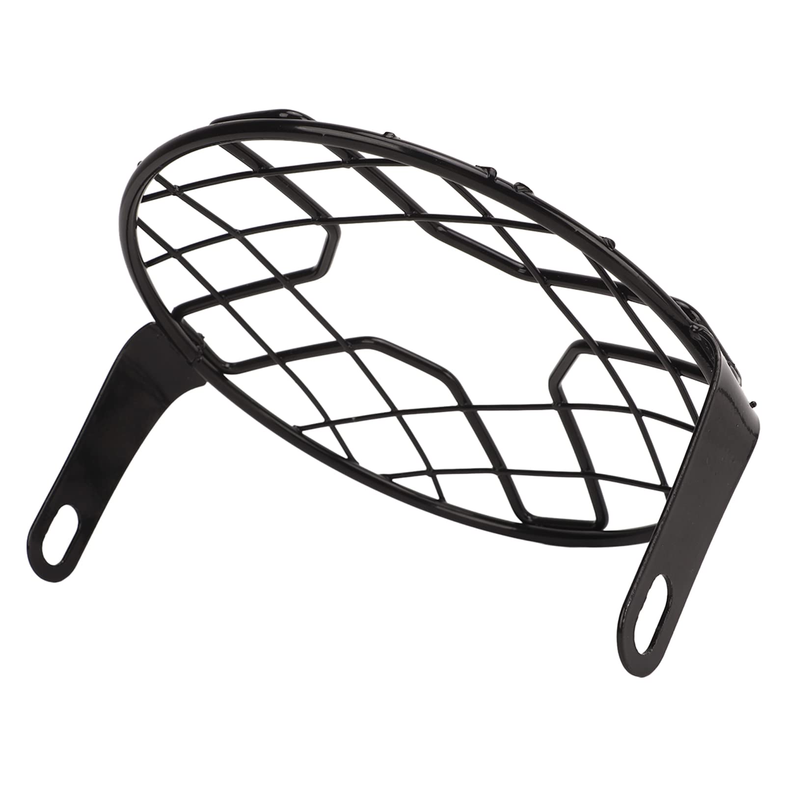 Tyenaza Griglia Faro per Moto, Copri Griglia Anteriore Universale Resistente al Motociclo per la Maggior Parte delle Moto, Accessori per Motocicli, Rotonda da 16cm (A)