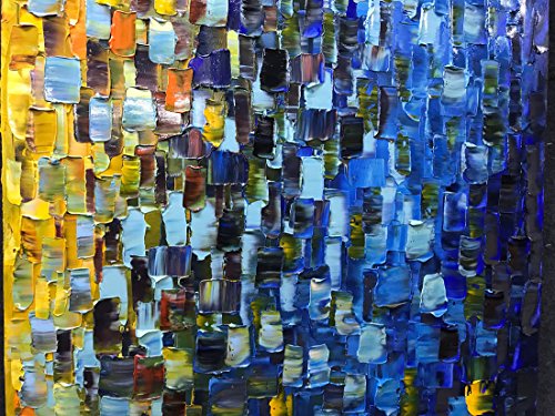 Metuu Paintings, 24x36Inchx3 Paintings Oil Hand Painting 3D Hand-Painted On Canvas Abstract Artwork Framed Ready to Hang for Living Room,Dinning Room, Bedroom