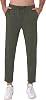 Mens Stretch Travel Pants 27 Inseam Quick Dry Light Weight Sweatpants Workout Casual Joggers with Pockets