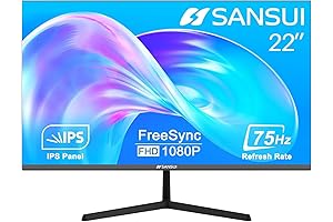 SANSUI 22 Inch Computer Monitor: The Perfect Cyber Monday Deal for Gaming and Office Use
