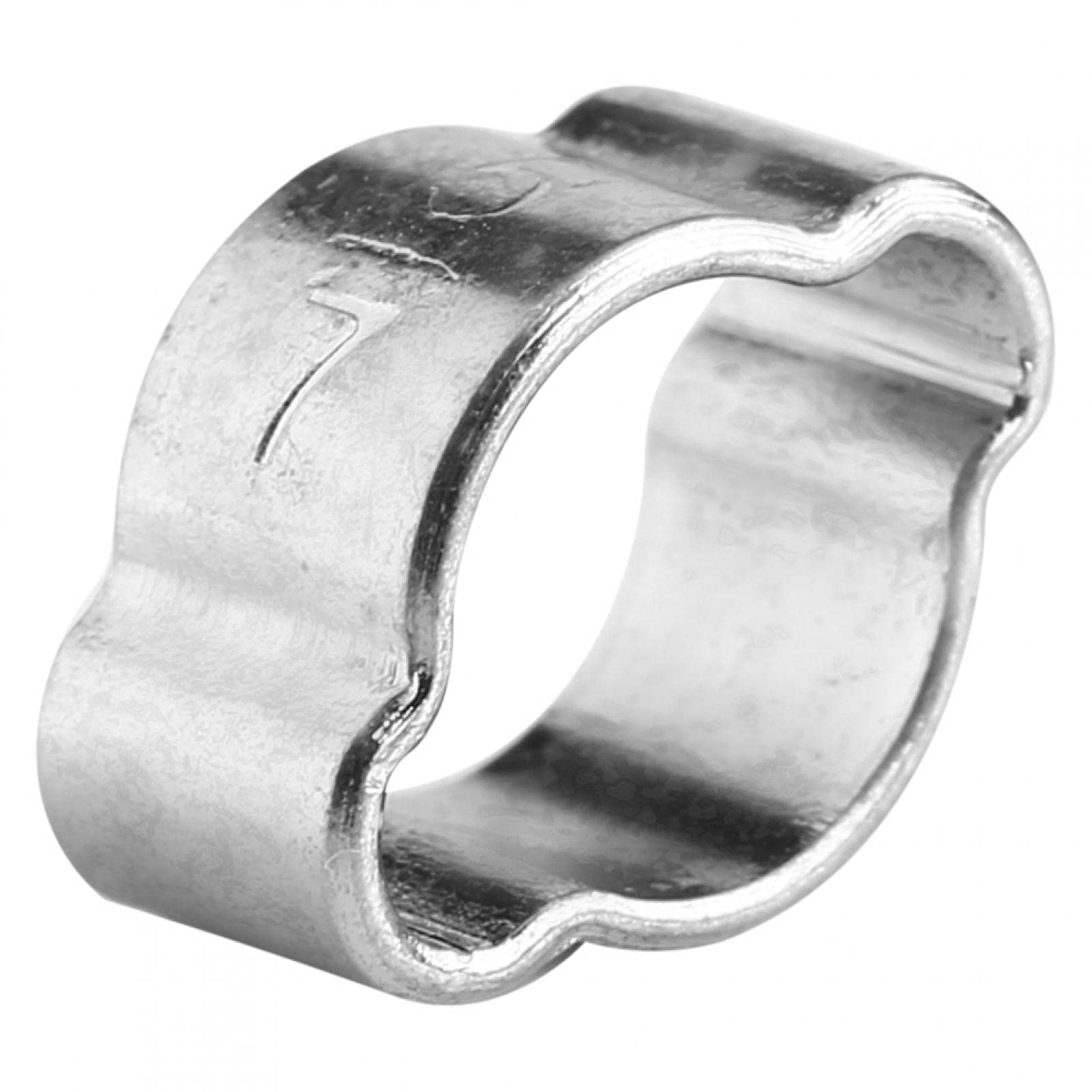 Akozon Schlauchschellen – 10 Stück Verzinkter Edelstahl, 2-Ohr-Klemmen (5-23 Mm) Für Benzin, Bier & Schläuche