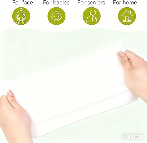 Miniatura 2 de Toallitas de limpieza de tejido liso, 50 piezas