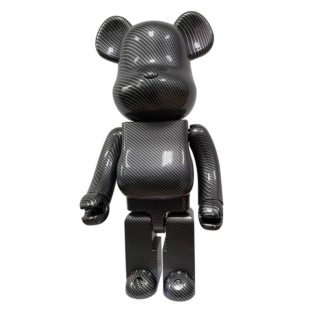 supea 400% Bearbrick 28cm/11in Blocks Bear Home Tabletop Sculpture Display Cabinet Decoration