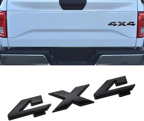 Miniatura 1 de Calcomanía de emblema de 4 x 4, calcomanía 3D para guardabarros, calcomanía de placa de identificación de emblema de 4 x 4, emblemas exteriores de