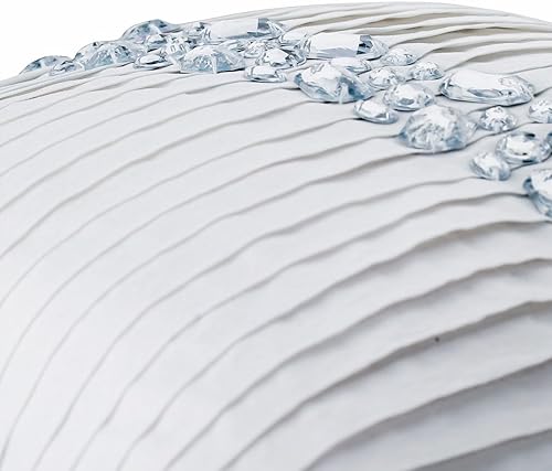 Miniatura 2 de Diseñador champaña café almohadas Tapa, cristales pinktucks almohadas Tapa, cuadrado fundas para cojín cuadrado, seda fundas de almohada decorativas