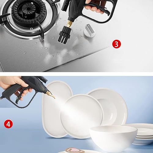 Miniatura 7 de HAVK Vaporizador de coche de alta presión para limpieza máquina de limpieza de vapor doméstico máquina de limpieza de vapor a presión de alta