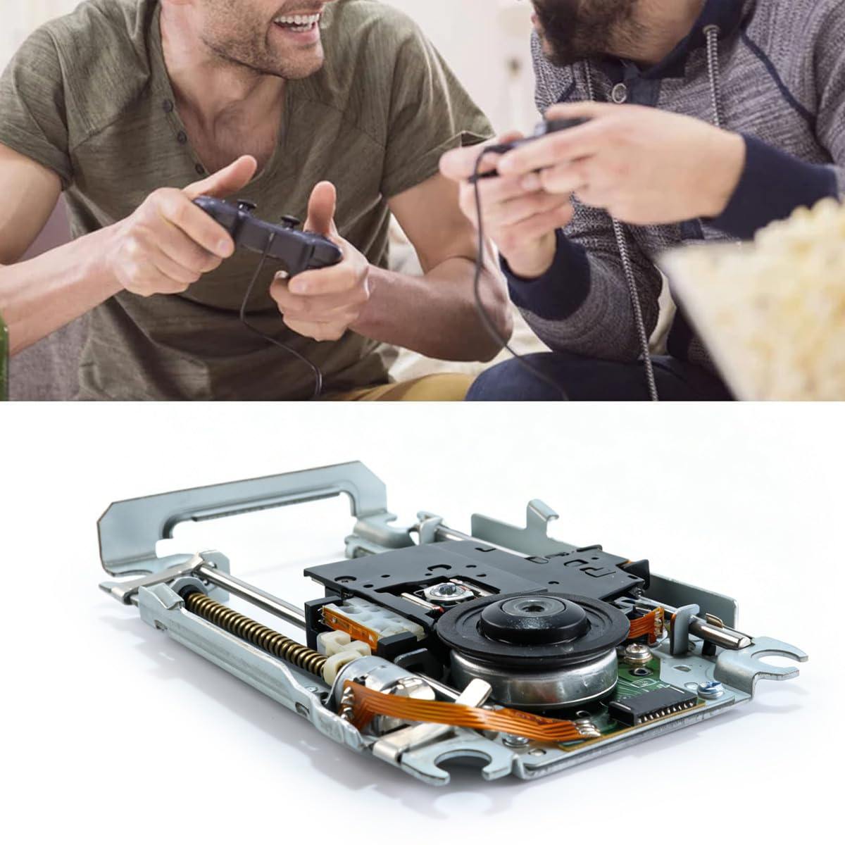 Ubric Objectif optique Blu-ray pour P4 KEM-490AAA avec pont de rechange pour console de jeu KEM-490AAA