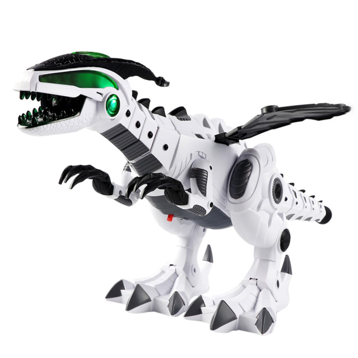 Homoyoyo Dinosaurio Eléctrico Grande Función de Niebla y Movimiento, Juguete Mecánico para Decoración de Escritorio, Adorno Infantil Creativo y Robot Doméstico