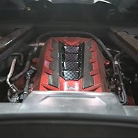 Vista 3 de Molduras de Panel de Cubierta del Motor para Chevrolet Corvette C8 2020-2025 Accesorios (Fibra de Carbono)