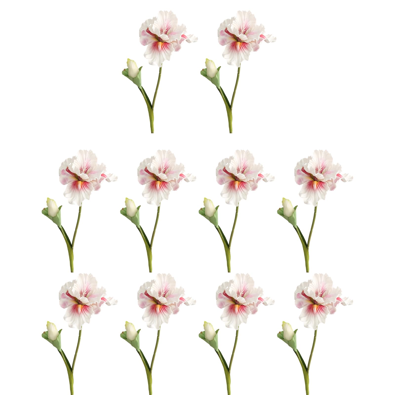 Fleurs artificielles réalistes haut de gamme de 45 cm pour grands vases de salon