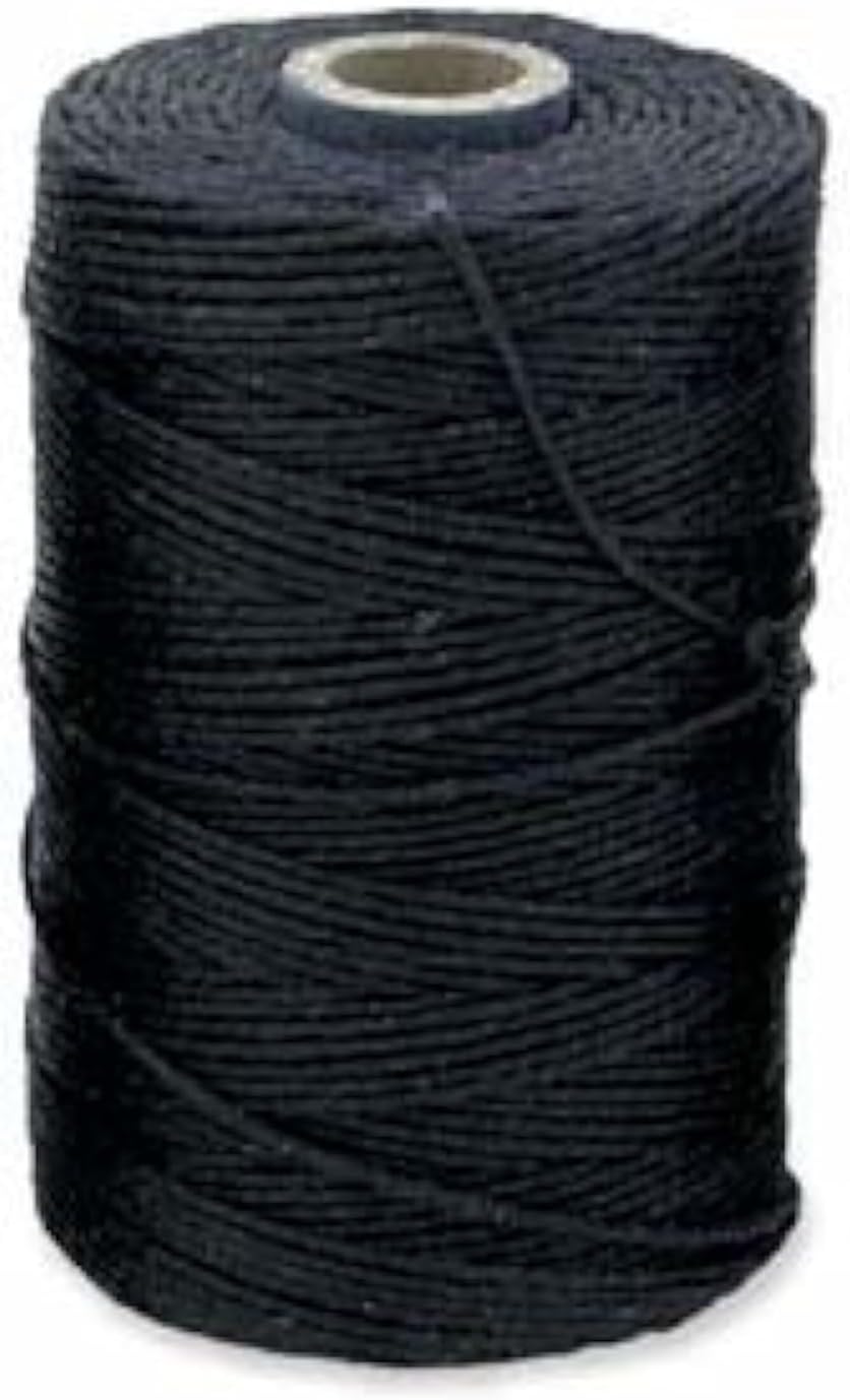 Irish Waxed Linen Cord 4 Ply 1 Spool NAVY BLUE 420015