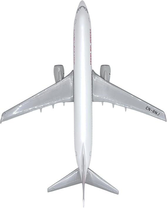 Royal Air Maroc Boeing 737-800 1:200 Scale - Plastic Snap-Fit Model Airplane - Collectible Replica of Royal Air Maroc Airlines Aircraft - Part# ABO-73780H-006