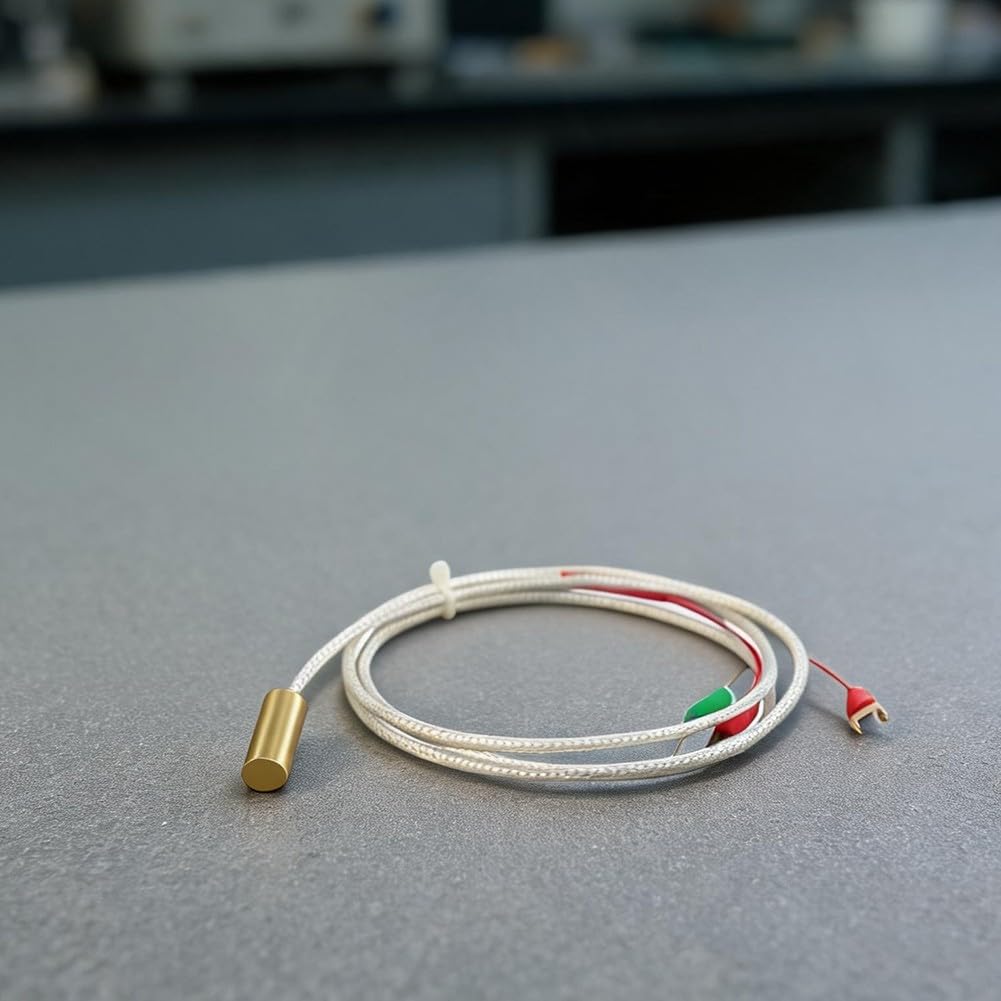 Sensor Temperatura PT100 para latón Pared Tubo 1m Sensor Temperatura