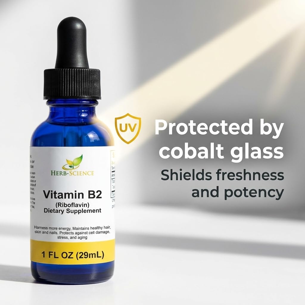 Vitamin B2 Liquid Drops, Riboflavin, Alcohol-Free, 1 Oz — Amazon image 5