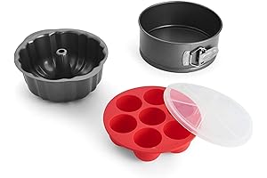 Instant Pot 4-Piece Nonstick Cake Pan for 8 Quart