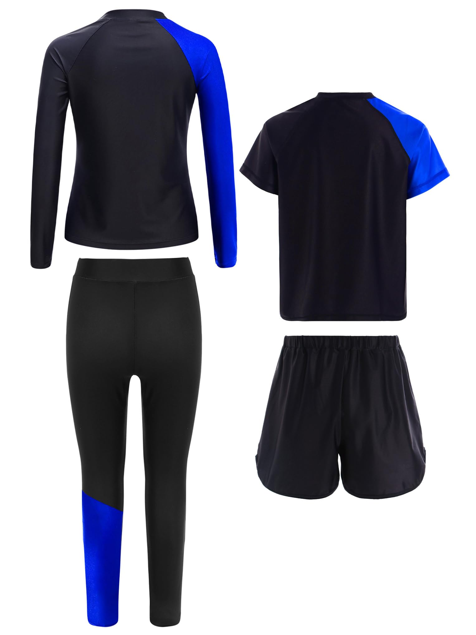Ensemble De Tenues De Boxe Pour Enfant Et Adolescent Complet Pour Le Muay Thai MMA Kickboxing Grappling Et Les Arts Martiaux Chemise Tshirt Pantalon Bleu 11-12 ans