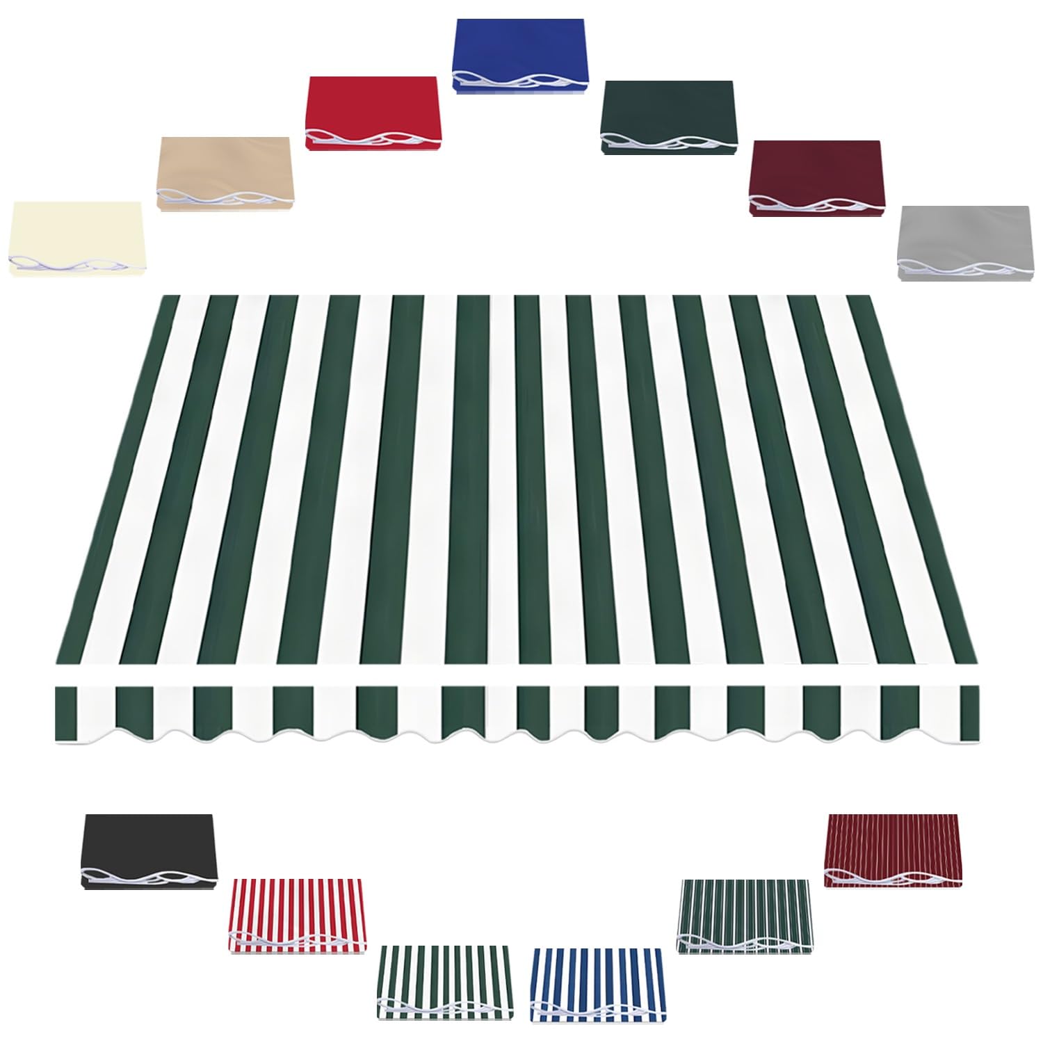 Toile pour auvent de terrasse usé : remplacez par ce tissu imperméable
