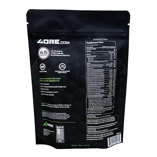 Miniatura 4 de Bolsa de hidratación 2OSRV con infusión de vitaminas 4ORE  Frambuesa roja